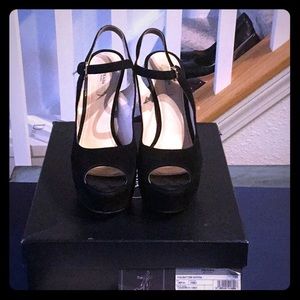 Prada peep toe pumps, Size 38